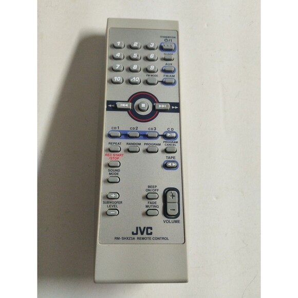OEM JVC RM-SHXZ3A Stereo Remote Control - Tested & Works - Picture 1 of 3